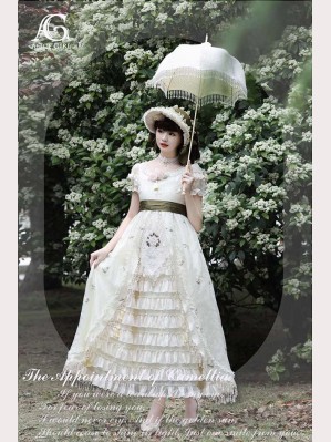 Camellia Rendezvous Classic Lolita Dress OP by Alice Girl (AGL89)